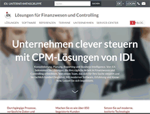 Tablet Screenshot of idl.eu